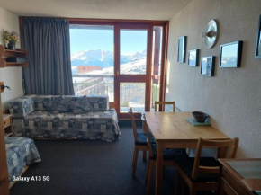 Studio 3 pers. avec balcon, au pied des pistes, proche ESF et commerces à Arc 1800 - FR-1-411-301